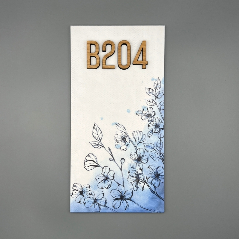 Plaque Numéro Maison & Porte En PVC Design Printemps rectangle en relief bois de chene Plaque Numéro Maison & Porte En PVC Design Printemps rectangle en relief bois de chene